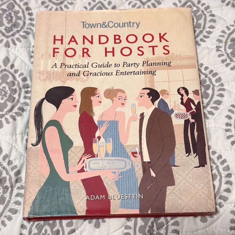 Town & Country “Handbook for Hosts” Hardcover Book